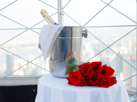 original ‘World’s Most Romantic Building:’ Empire State Building Celebrates Valentine’s Day with NYC's Most Romantic Date Experience, Engagement Package, and Film Screenings (Photo: Business Wire)