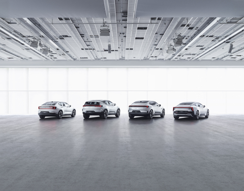 Polestar all-electric line-up (Photo: Business Wire)