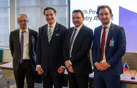 Ahmet Tokpinar (Bechtel), Elias Gedeon (Westinghouse), Josef Perlik (CPIA), Lukas Zednik (CPIA). (Photo: Business Wire)