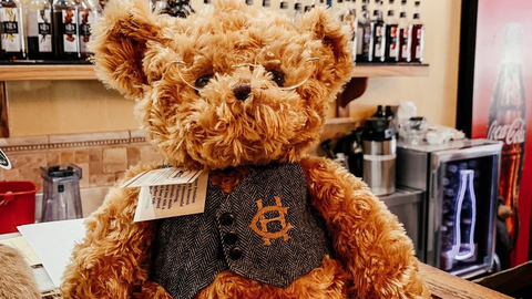 The Teddy Bear may have been invented by staff at Hotel Colorado (1893) Glenwood Springs, Colorado to cheer up Theodore Roosevelt. Credit: Historic Hotels of America and Hotel Colorado.
