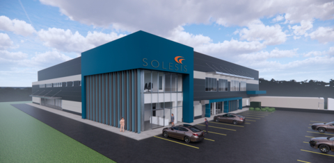 Rendering of Solesis' new manufacturing site in Costa Rica. (Photo: Business Wire)