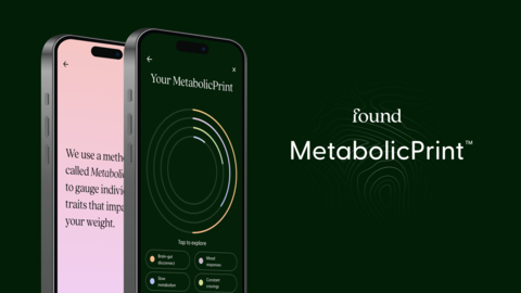 Developed by Found, MetabolicPrint™ is a digital diagnostic support tool that uses biological and behavioral assessments to create a personalized weight health profile, or “fingerprint,” to allow care teams to tailor a corresponding precision care protocol. (Graphic Credit: Found)