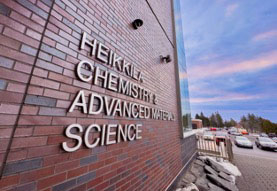 The Heikkila Chemistry and Advanced Materials Science (HCAMS) building on the University of Minnesota Duluth Campus houses the Department of Chemistry and Biochemistry and the Advanced Materials Center, which provides education, training and research that promotes the generation and application of novel sustainable and resilient materials for the benefit of society. Photo courtesy University of Minnesota Duluth