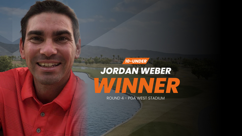 original Jordan Weber - Winner Round 4, PGA West Stadium (Photo: Business Wire)