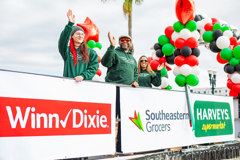 Southeastern Grocers, together with its Harveys Supermarket and Winn-Dixie associates, celebrates Black History Month and its commitment to belonging, inclusion and diversity with the launch of its annual grant program and community service initiatives, including the recent Dr. Martin Luther King, Jr. Memorial Foundation Holiday Grand Parade in its hometown of Jacksonville. (Photo: Business Wire)