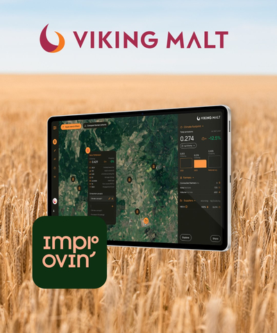 thumbnail Viking Malt, a globally acknowledged producer of malt, is introducing a new sustainability performance platform, developed by the Swedish technology company Improvin’. Photo: Viking Malt.