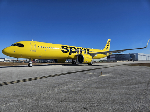 Airbus A321neo Aircraft on Long-Term Lease from Aviation Capital Group to Spirit Airlines. (Photo: Business Wire)