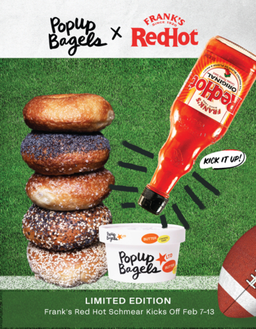 Popup Bagels x Frank's RedHot (Photo: Business Wire)