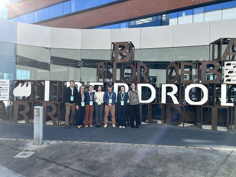 Colby students at Iberdrola’s offices in Bilbao, Spain (Photo: Business Wire)