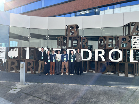 original Colby students at Iberdrola’s offices in Bilbao, Spain (Photo: Business Wire)