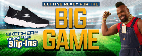 Mr. T puts the 't' in Skechers Hands Free Slip-ins® for Skechers Big Game campaign. (Graphic: Business Wire)
