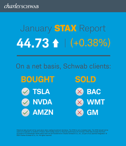 original Schwab Trading Activity Index January 2024 (Graphic: Charles Schwab)