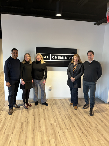 Shankar Narayanan, CEO of Real Chemistry; Suzanne Jacobs, Co-Head of Medical at Real Chemistry; Trina Stonner, RN, MSN Co-Head of Medical at Real Chemistry; Deborah Wood, Founder of Avant Healthcare; and Oli Burnham, EVP, Client Services at Real Chemistry. (Photo: Business Wire)