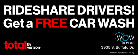 Total by Verizon to offer free car clean-ups for Big Game rideshare drivers throughout Las Vegas Feb 9-12 (Graphic: Total by Verizon)