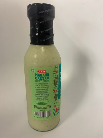 thumbnail H-E-B Poblano Caesar Dressing UPC Code (Photo: Business Wire)