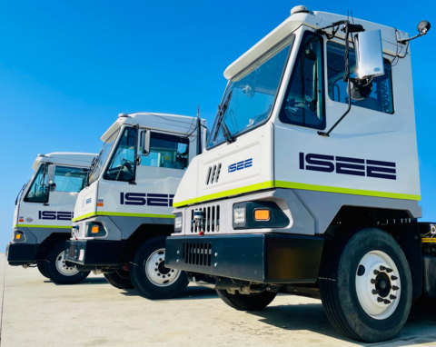 ISEE autonomous yard trucks (Photo: Business Wire)