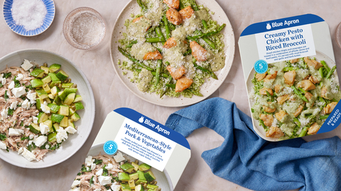 Blue Apron, a Wonder Group Company, is adding Keto-Friendly Prepared & Ready meals to its menu. This is part of Blue Apron's plans to grow the category to hundreds of recipes, focusing on increased variety and dietary flexibility. (Photo: Business Wire)