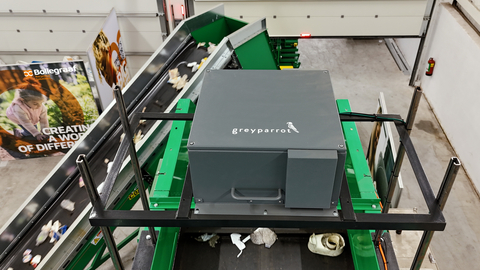 Greyparrot Analyzer operating in the Bollegraaf Group test centre. (Photo: Business Wire)