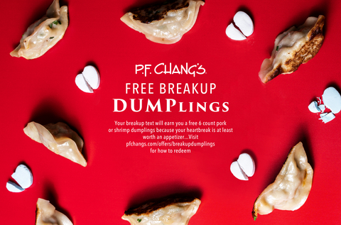 Love Lost, DUMPlings Found: P.F. Chang's Unveils Special February Promotion for the Broken-Hearted (Graphic: Business Wire)