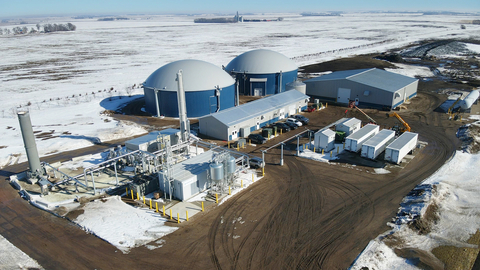 Tri-Cross Dairy Clean Energy RNG (renewable natural gas) digesters and production facility (Photo: Business Wire)