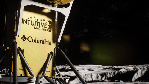 Close-up of the panel utilizing Columbia's Omni-Heat Infinity technology that will help protect Intuitive Machines' Nova -C lunar lander from the extreme temperatures of space. (Photo: Business Wire)