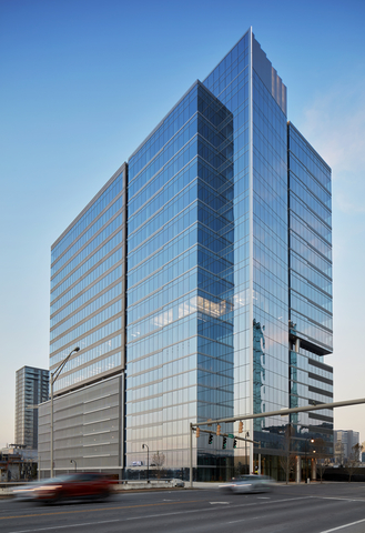 Exterior of 1222 Demonbreun at Gulch Union where RPM Living's Nashville office is located. (Photo: Thomas Harris Photography)