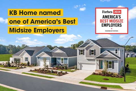 KB Home named one of America's Best Midsize Employers (Graphic: Business Wire)