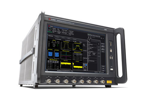 The new Keysight E7515W UXM Wireless Connectivity Test Platform emulates hundreds of clients at once – three-times more than existing solutions in the market – and supports Wi-Fi 7 throughput including 4x4 MIMO 320 MHz bandwidth. (Photo: Business Wire)