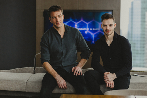 VantAI co-founders (left to right): Zachary Carpenter (CEO) and Luca Naef (CTO). Photo credit: VantAI