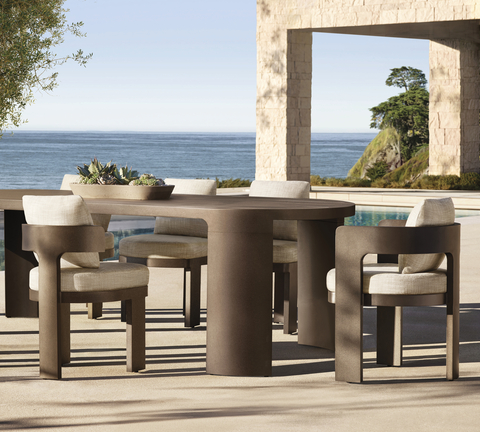 RH OUTDOOR 2024 INTRODUCES THE BRONTE COLLECTION IN ALL-WEATHER ALUMINUM. DESIGNED BY HARRISON & NICHOLAS CONDOS, SYDNEY. (Photo: Business Wire)