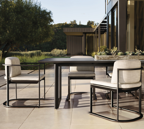 RH OUTDOOR 2024 INTRODUCES THE MÁLAGA COLLECTION IN ALL-WEATHER ALUMINUM. DESIGNED BY MARIO RUIZ, BARCELONA. (Photo: Business Wire)