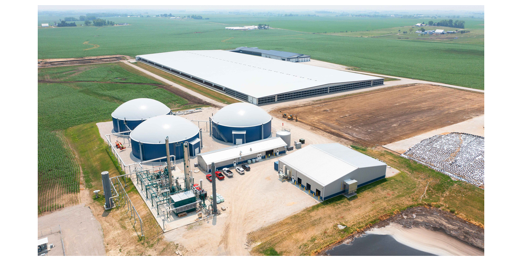 Clean Energy’s Renewable Natural Gas Facility at Marshall Ridge Dairy in Iowa Begins Production