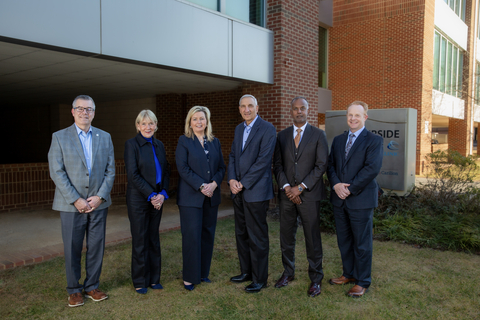 Pictured l to r: Don Halliwill, Executive Vice President and Chief Financial Officer, Nancy Howell Agee, Chief Executive Officer, Monica Schmude, President of Anthem Blue Cross and Blue Shield of Virginia, Andrew Randazzo, Regional Vice President of Anthem Provider Solutions, Tony Seupaul, M.D., Executive Vice President and Chief Physician Executive, and Steve Arner, President and Chief Operating Officer. (Photo: Business Wire)