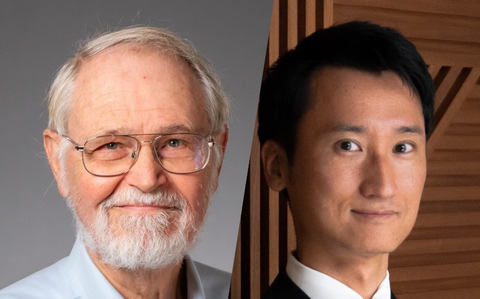 Dr. Brian Kernighan(Left) & Mr. Naoto Sato(Right) (Graphic: Business Wire)