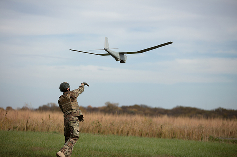 AeroVironment's PS2500 battery provides Puma 3 AE unmanned aerial systems users with up to three hours of continuous flight operations. (Photo: AeroVironment)
