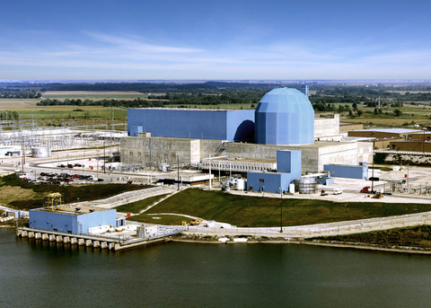 original Constellation has filed a license renewal application with the Nuclear Regulatory Commission for its Clinton Clean Energy Center in Clinton, Ill. The plant produces enough baseload, carbon-free electricity to power the equivalent of 800,000 homes. (Photo: Business Wire)