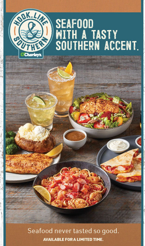 O'Charley's is proud to announce its limited-time only menu, "Hook, Line & Southern!" (Photo: Business Wire)