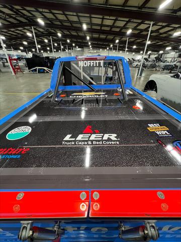 Thad’s team at Petty’s Garage reached out to LEER for a truck bed cover to outfit Richard Petty’s new limited edition “Chevy Silverado High Country Package”. (Photo: Business Wire)