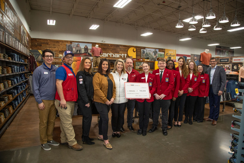 Tractor Supply and Carhartt Make $150,000 Donation to Support Skilled Workforce Development (Photo: Business Wire)