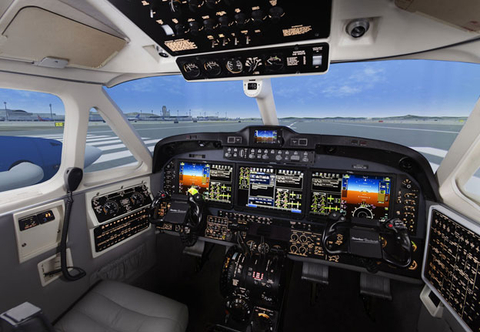 King Air 350 Pro Line Fusion Cockpit (Photo: Business Wire)