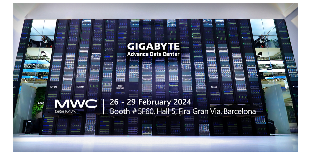  Pronta ad accogliere l'era 5G alimentata dall'IA, GIGABYTE presenterà a MWC 2024 i server di prossima generazione per IA/HPC, telecom e soluzioni informatiche ecologiche