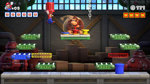 original The Mario vs. Donkey Kong game is available on Feb. 16. (Graphic: Business Wire)