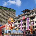 Singapore's Yue Hwa Department Store welcomes tourists with banners showcasing acceptance of Alipay and other Alipay+ partner e wallets