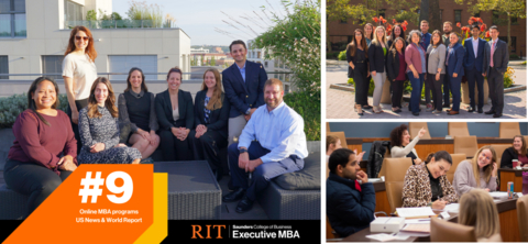 The Online Executive MBA program at Rochester Institute of Technology's Saunders College of Business is ranked #9 in the U.S. News and World Report's Best Online Programs rankings. It is the only executive-level MBA In the top 10. (Photo: Business Wire)