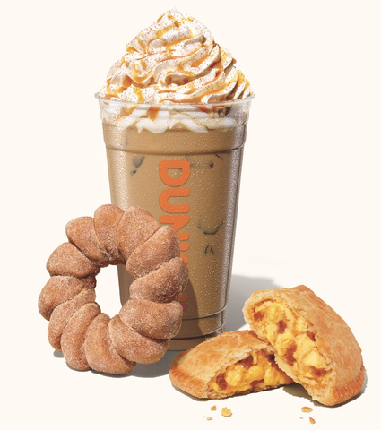 Dunkin' Introduces New Churro Donut, Churro Signature Latte and Breakfast Empanada (Photo: Business Wire)