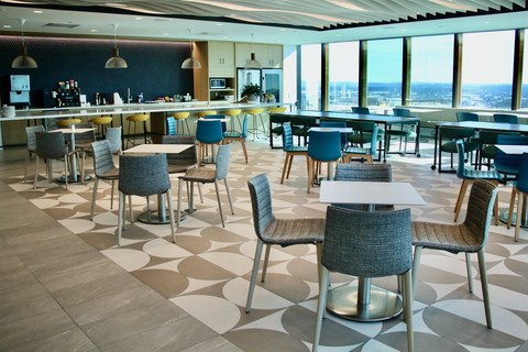 original Global Atlantic's new cafe in its expanded office. (Photo: Business Wire)