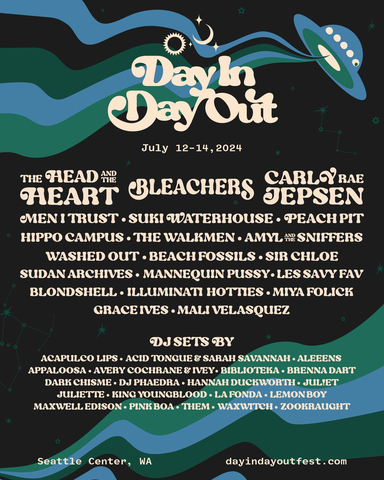Day In Day Out 2024 Lineup (Graphic: Daydream State)