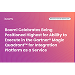 Boomi、Gartner®のiPaaSに関するMagic Quadrant™で実行能力最高位にランクされる
