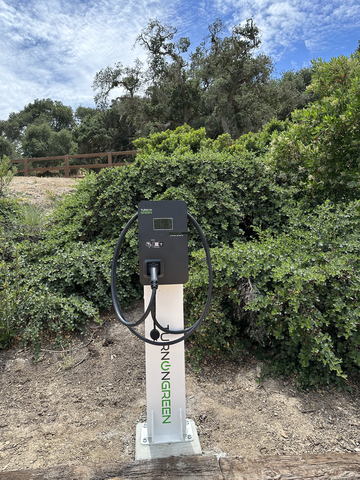 EVP1100WPG Level 2 Electric Vehicle Charging Station
Photo courtesy of Foxen Vineyard and Winery.
Property of TurnOnGreen, all rights reserved @2024 (Photo: Business Wire)