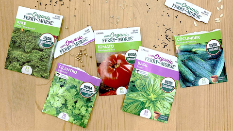 Ferry-Morse has increased its online offering of USDA-certified Organic vegetable, fruit, and herb seeds so gardeners of all levels can enjoy homegrown produce while reaping the benefits of organic food. (Photo: Business Wire)